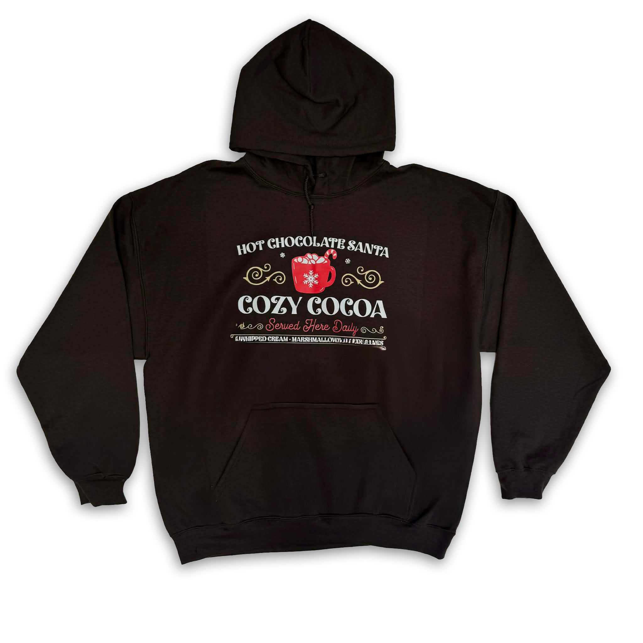 Hot Chocolate Santa – Cozy Cocoa Hoodie